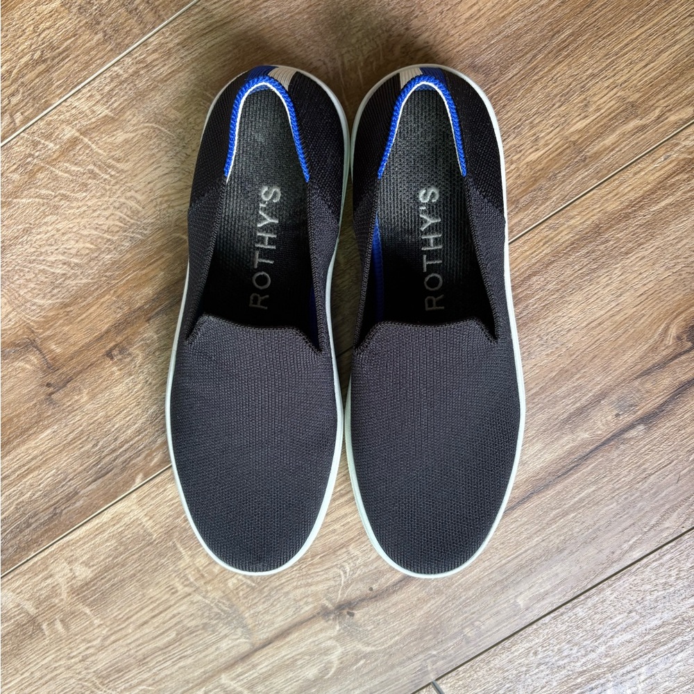 Rothy's Slip-On Sneakers in Black